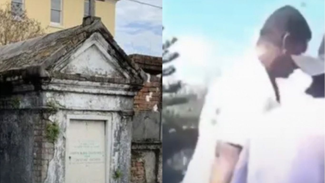 Corpo é encontrado sentado sobre sepultura em cemitério; testemunhas relatam a cena bizarra