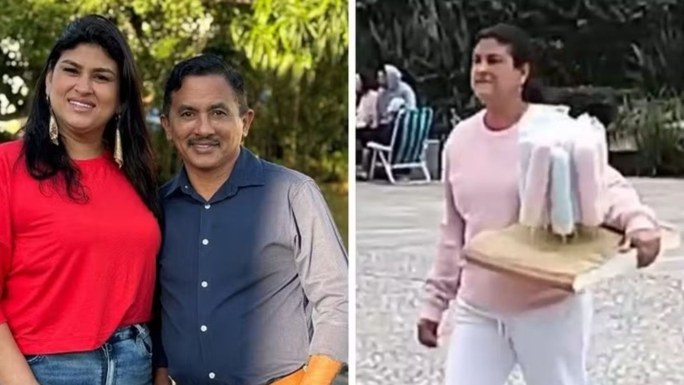 Ex de Manoel Gomes, do hit Caneta Azul, é vista vendendo algodão-doce após separação; cantor se defende