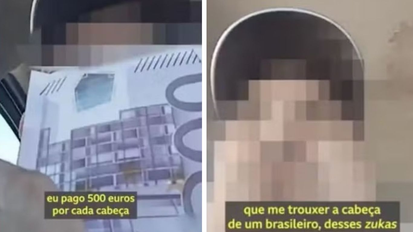 Português é preso após oferecer recompensa de 500 euros por ‘cabeça’ de brasileiros; saiba mais