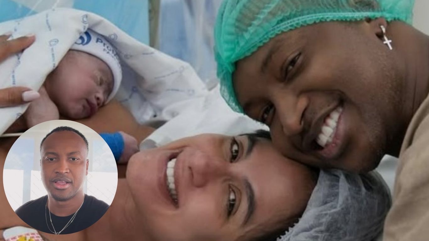 Nasce Bento, primeiro filho de Thiaguinho e Carol Peixinho